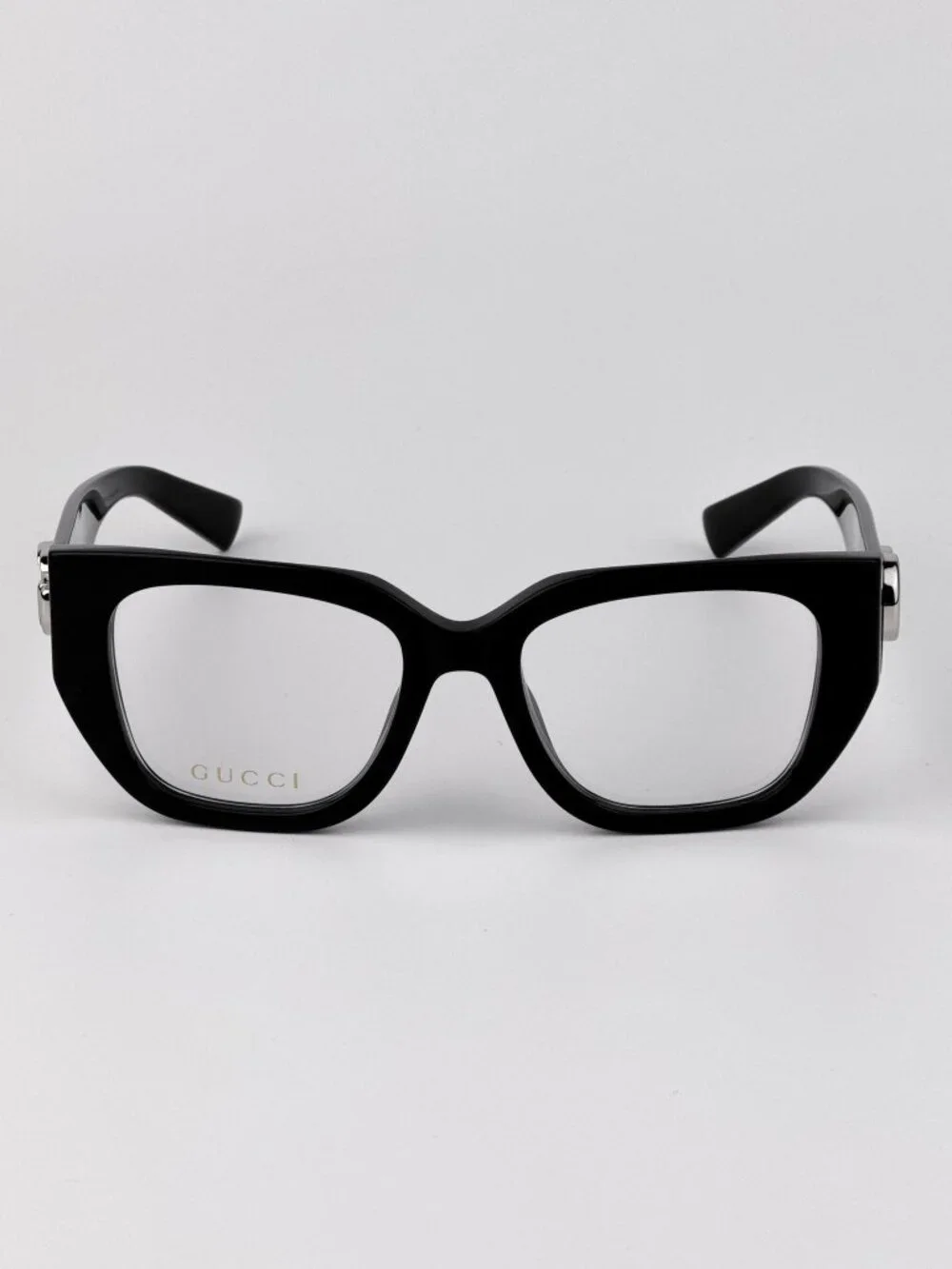 Gucci GG1952O 001 Square Eyeglasses – Shiny Black | Women’s Designer Frames